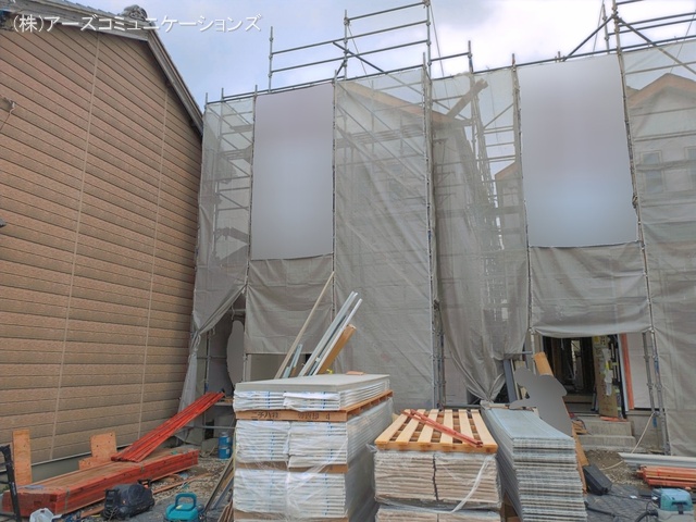 愛知県名古屋市港区東茶屋１丁目の新築戸建てシート写真 2026年4月16日撮影