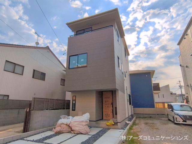 愛知県名古屋市北区大杉町７丁目の新築戸建て外構写真 2026年6月11日撮影