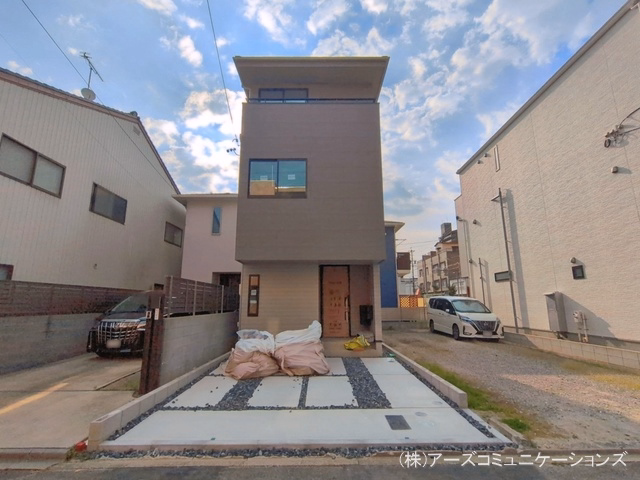 愛知県名古屋市北区大杉町７丁目の新築戸建て外構写真 2026年6月11日撮影