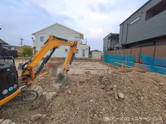 愛知県名古屋市港区福田１丁目の新築戸建て基礎写真 2026年4月16日撮影
