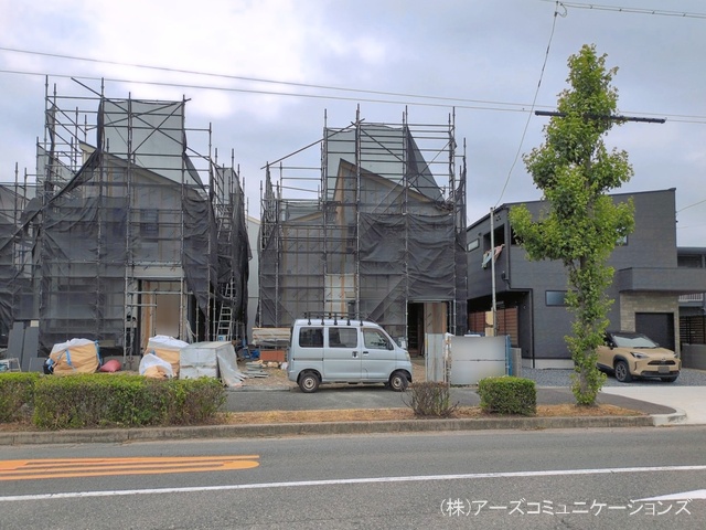 愛知県名古屋市港区福田１丁目の新築戸建てシート写真 2026年6月3日撮影