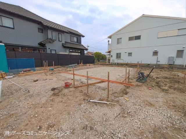 愛知県名古屋市港区福田１丁目の新築戸建て基礎写真 2026年4月16日撮影