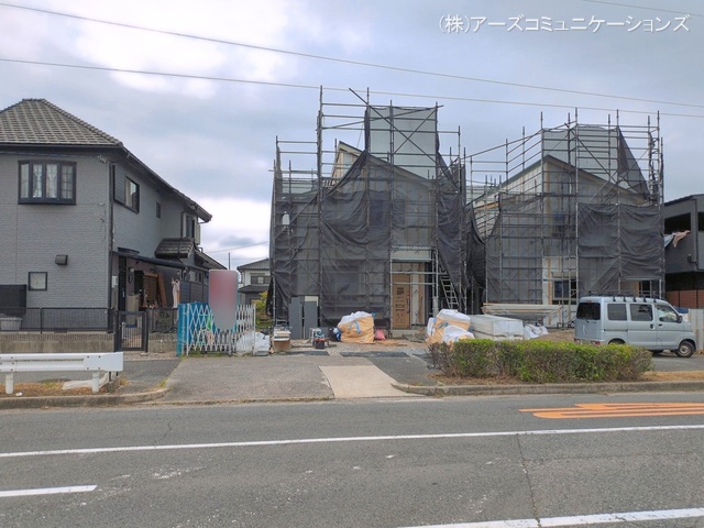 愛知県名古屋市港区福田１丁目の新築戸建てシート写真 2026年6月3日撮影