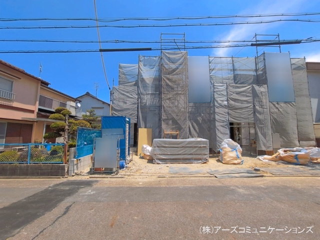愛知県名古屋市港区福田2丁目の新築戸建てシート写真 2026年5月18日撮影