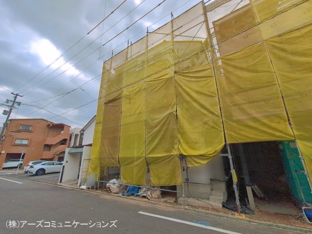 愛知県名古屋市千種区下方町１丁目の新築戸建てシート写真 2026年6月4日撮影