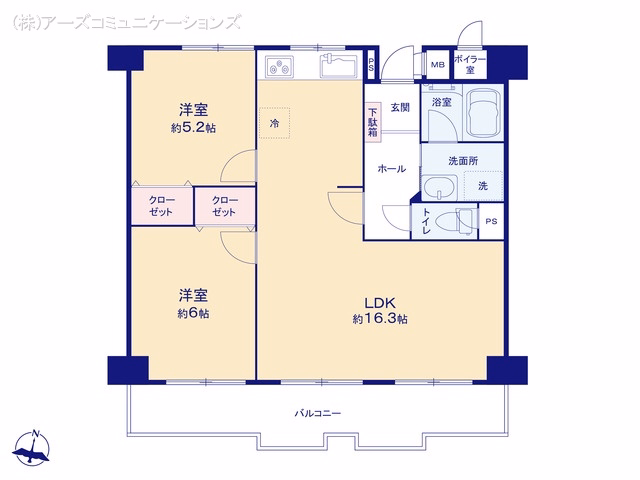 一光ハイツ千代田橋 間取図