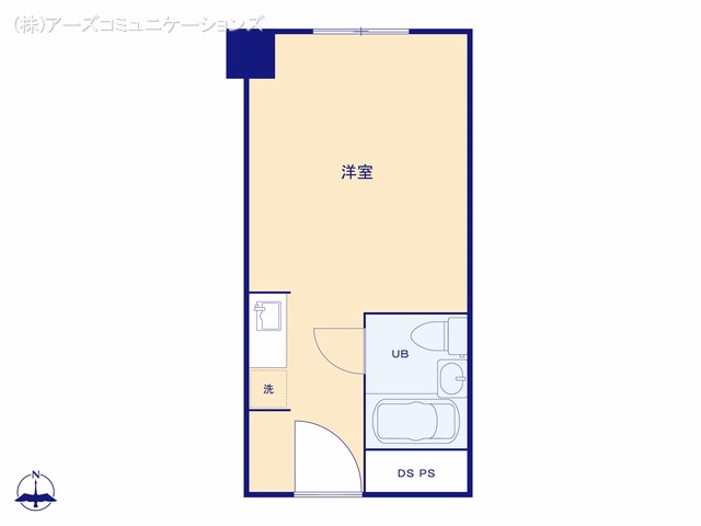中古マンション 東カン名古屋キャステール 間取図