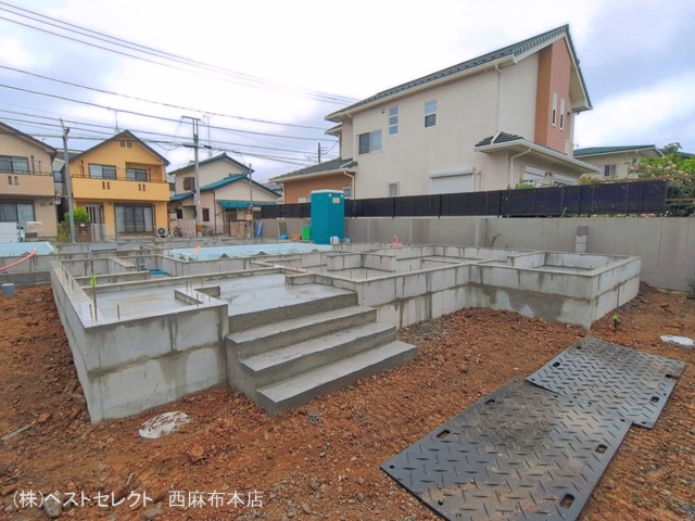 埼玉県ふじみ野市元福岡１丁目の新築戸建て基礎写真 2026年5月20日撮影