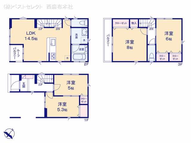 川口市上青木6丁目(戸建)01 間取図