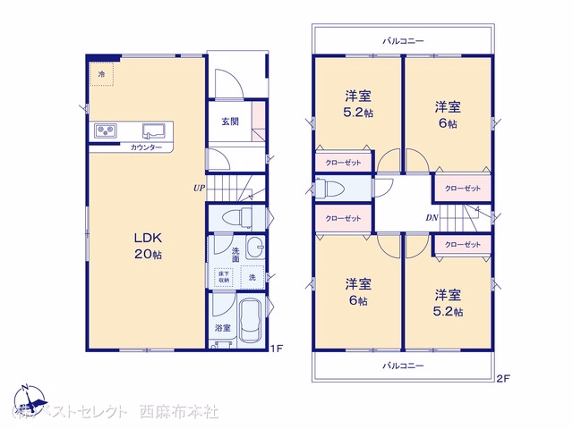 川口市大字安行慈林（戸建） 間取図