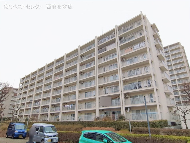 埼玉県志木市館２丁目のマンション『志木ニュータウン中央の森参番街5号棟』外観写真 2026年2月16日撮影