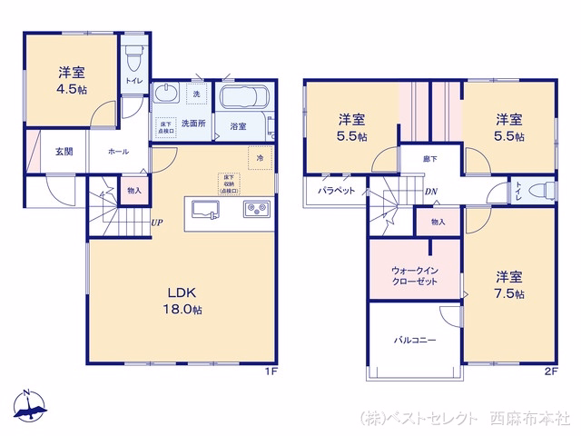 和光市下新倉4丁目(戸建)04 間取図