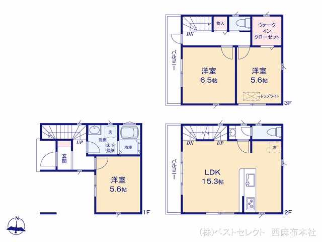 川口市芝2丁目（戸建） 間取図