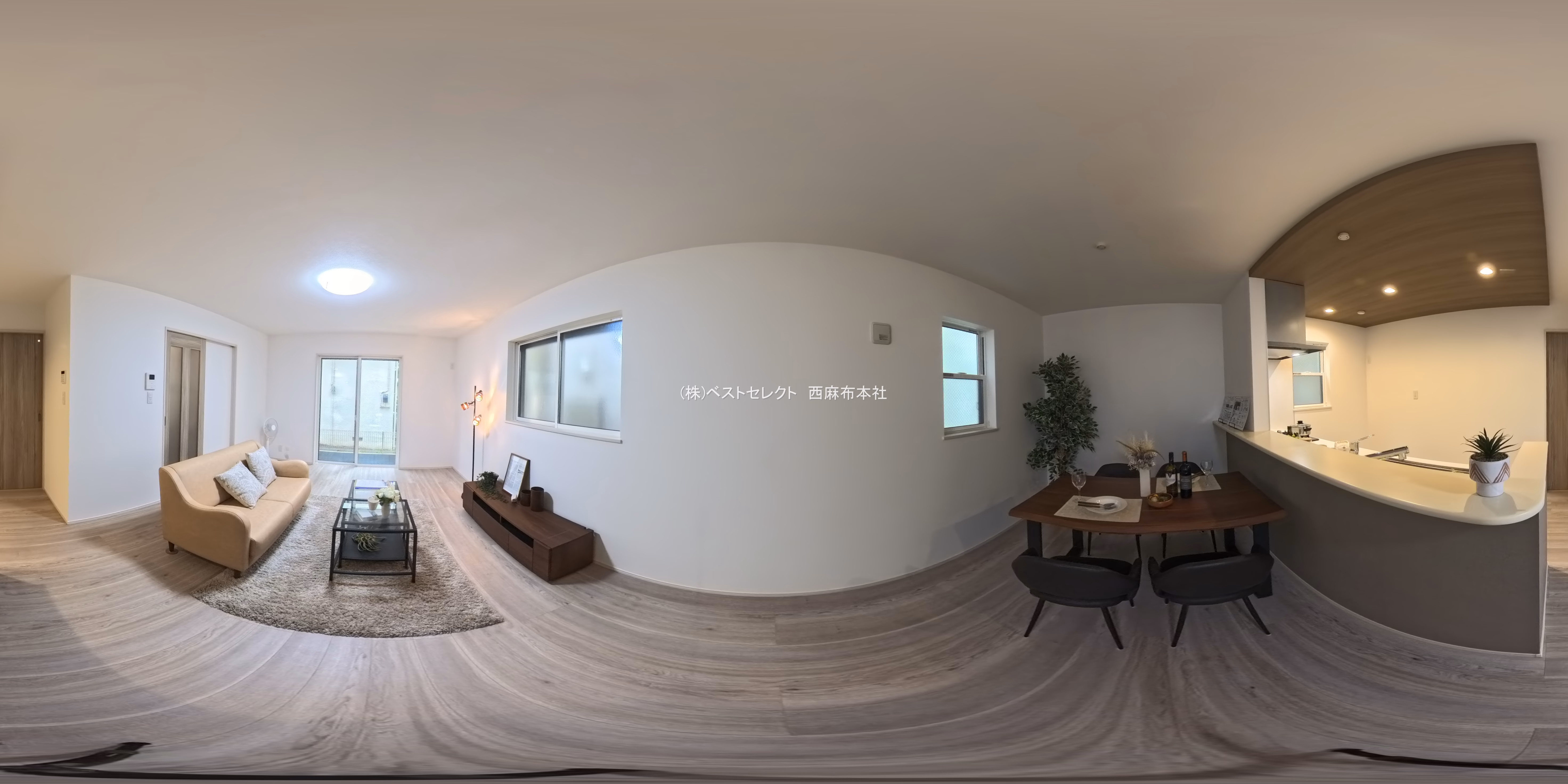 蕨市北町4丁目（戸建）01 パノラマ（リビング）