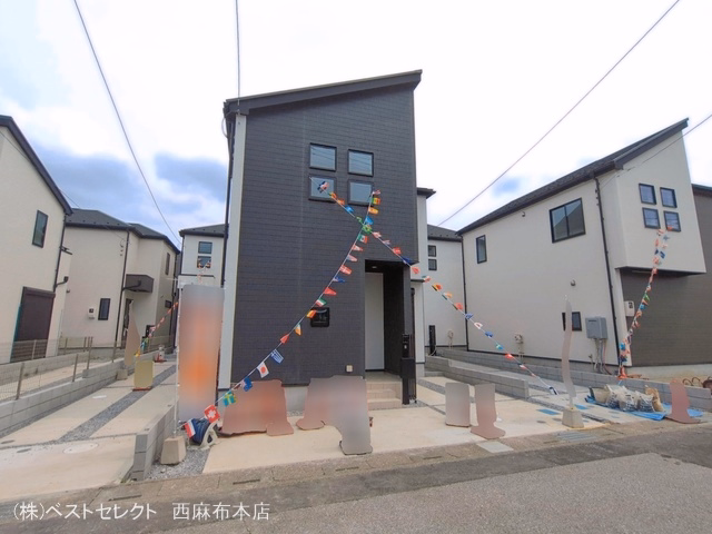 埼玉県川口市赤井3丁目の新築戸建て完成写真 2026年6月29日撮影