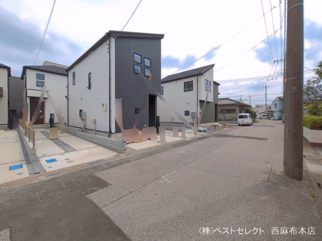 埼玉県川口市赤井3丁目の新築戸建て完成写真 2026年6月29日撮影