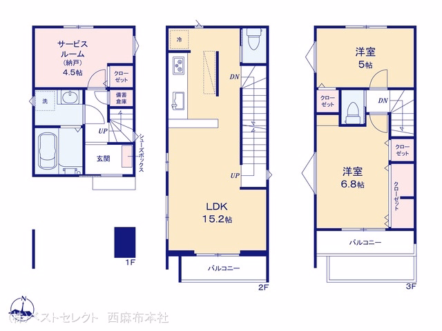 川口市大字小谷場（戸建）02 間取図