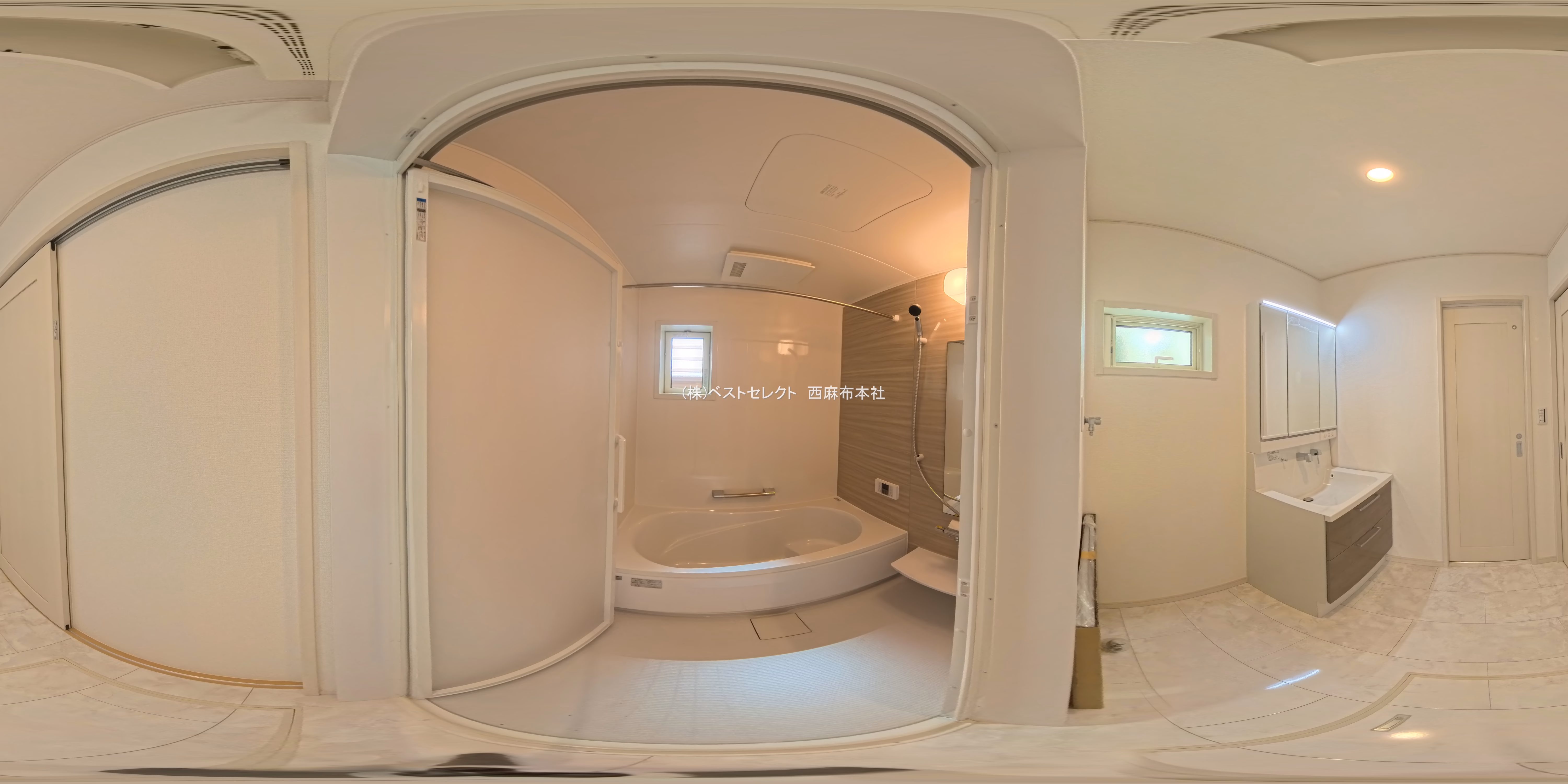 川口市南鳩ヶ谷2丁目（戸建）01 パノラマ（お風呂）