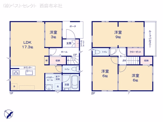 川口市南鳩ヶ谷2丁目（戸建）02 間取図