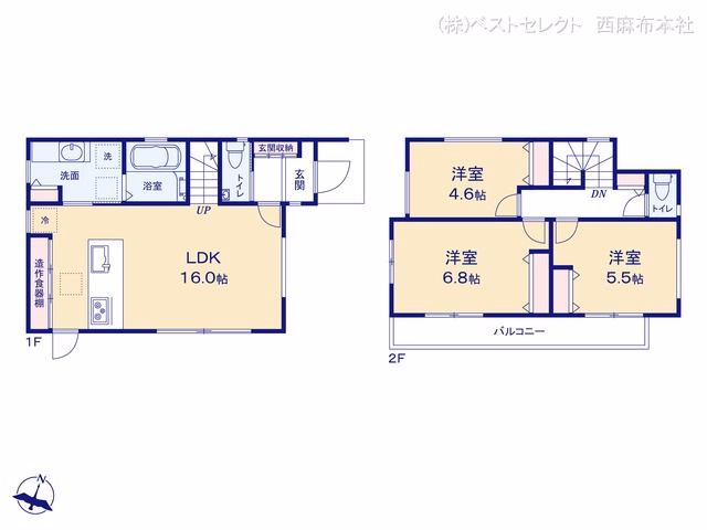 ふじみ野市桜ケ丘3丁目（戸建） 間取図