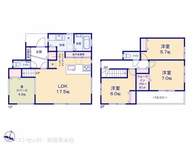 川越市大字寺尾（戸建） 間取図