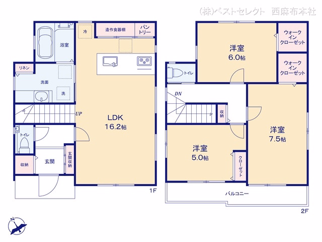 川越市砂新田5丁目（戸建） 間取図