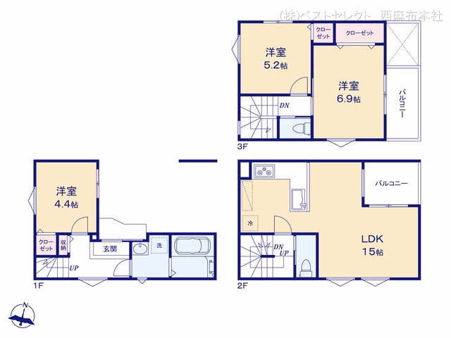 さいたま市中央区本町東4丁目（戸建）02 間取図