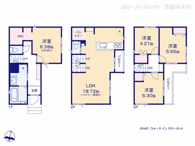 さいたま市中央区本町東5丁目（戸建）02 間取図