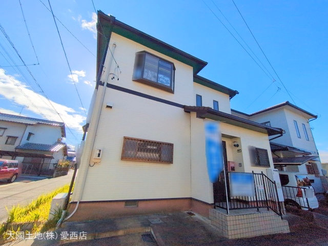 愛知県稲沢市長野３丁目の中古戸建て完成写真 2024年12月8日撮影