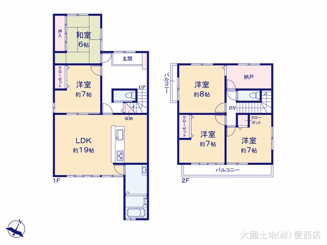 津島市南本町5丁目 間取図