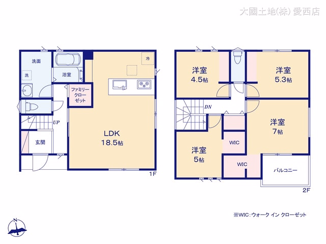 稲沢市天池五反田町（戸建）02 間取図