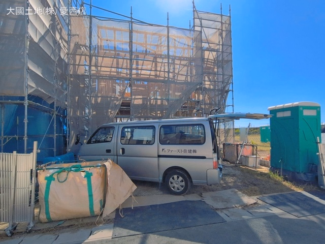 新築戸建て 稲沢市第1天池五反田町 3号棟 上棟