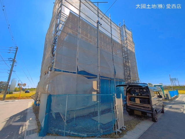 新築戸建て 稲沢市第1天池五反田町 4号棟 上棟