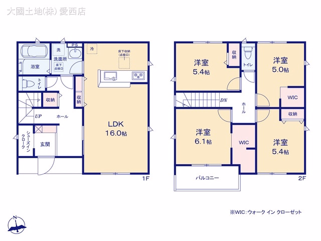 津島市神守町字こがね（戸建）01 間取図