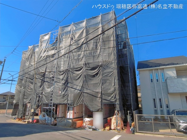 愛知県名古屋市昭和区折戸町3丁目の新築戸建てシート写真 2026年4月15日撮影