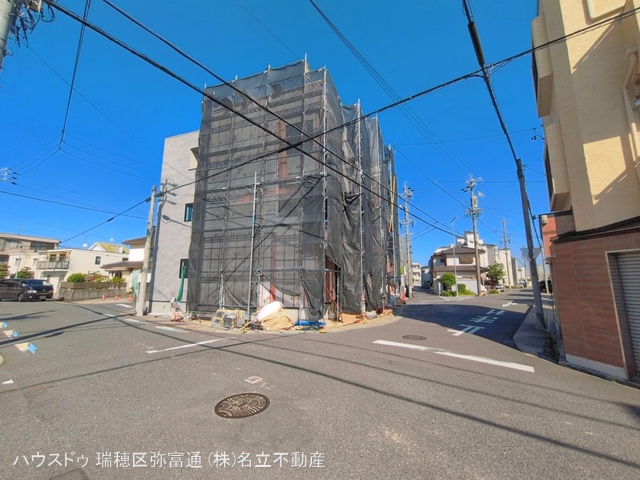 愛知県名古屋市昭和区折戸町3丁目の新築戸建てシート写真 2026年4月15日撮影