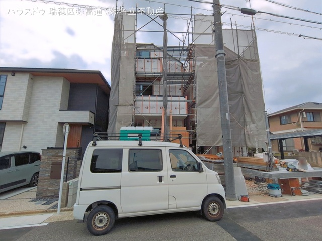 愛知県名古屋市瑞穂区村上町3丁目の新築戸建てシート写真 2026年4月16日撮影
