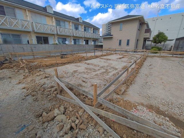 愛知県名古屋市昭和区塩付通7丁目の新築戸建て基礎写真 2026年5月10日撮影