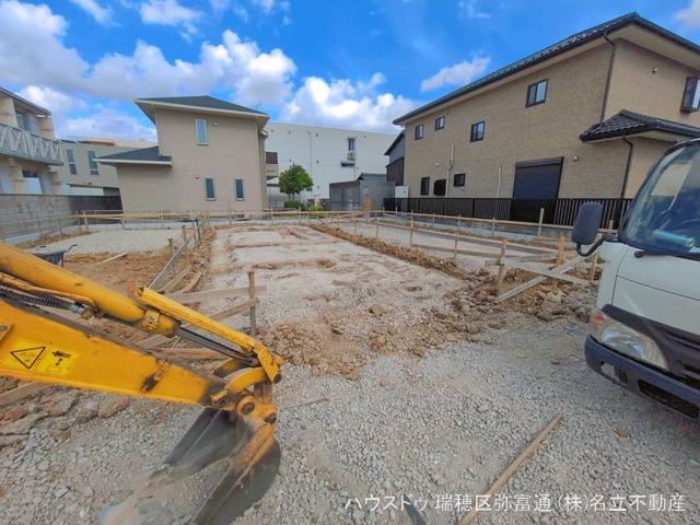 愛知県名古屋市昭和区塩付通7丁目の新築戸建て基礎写真 2026年5月10日撮影