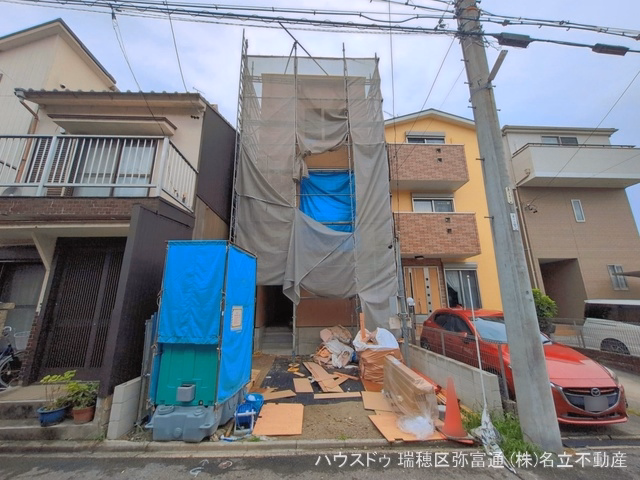 新築戸建て 瑞穂区惣作町310【1】 1号棟 上棟