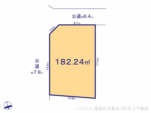 名古屋市天白区西入町（土地）A 区画図