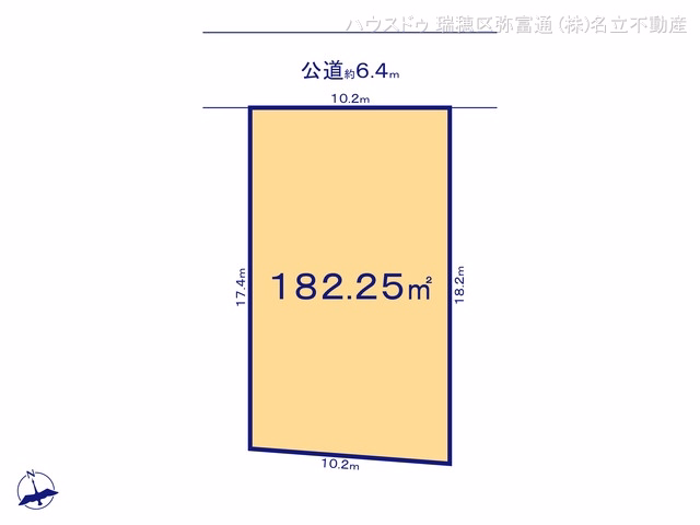 名古屋市天白区西入町（土地）B 区画図