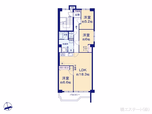 中古マンション シーアイマンション本郷 間取図