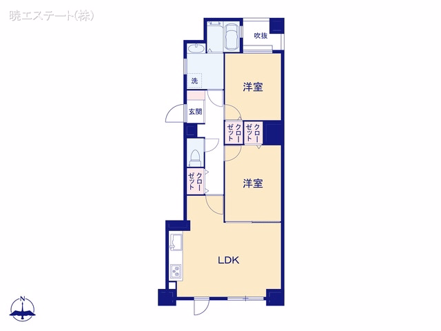 中古マンション ライオンズマンション惟信町 間取図