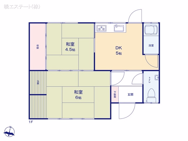 名古屋市中川区下之一色町字権野 間取図