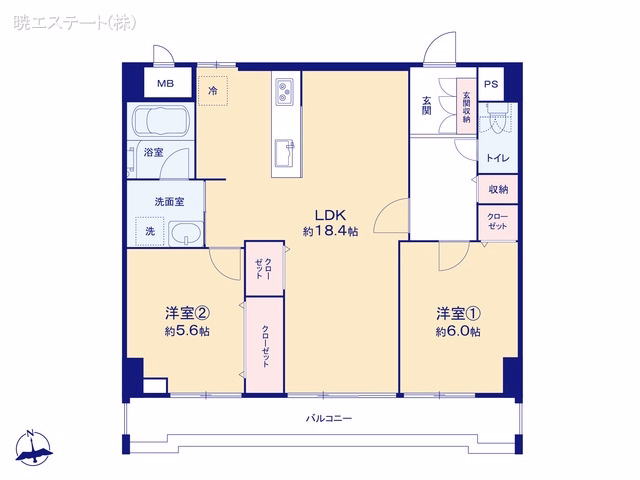 三旺マンション第5金山 間取図