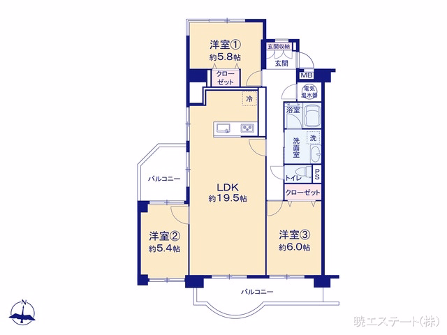 檀渓アイリス 間取図