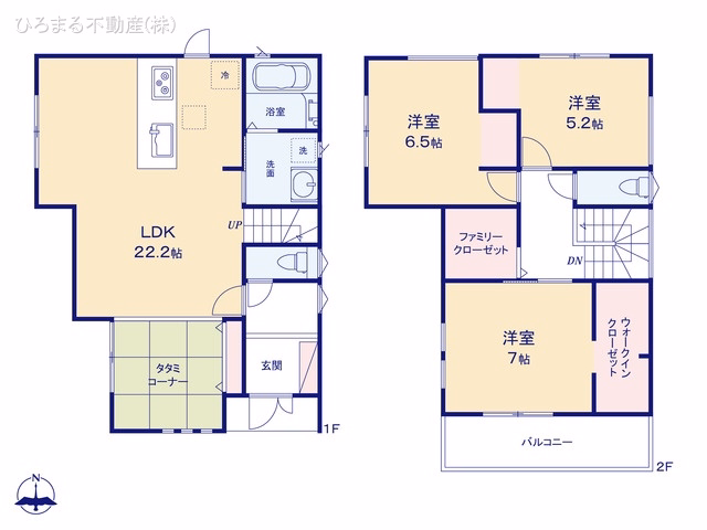東海市荒尾町奥曽山（戸建）01 間取図