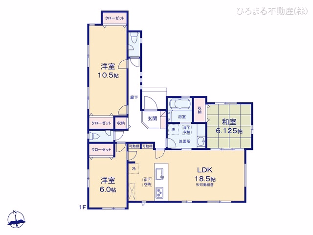 東海市富木島町山中（戸建）01 間取図