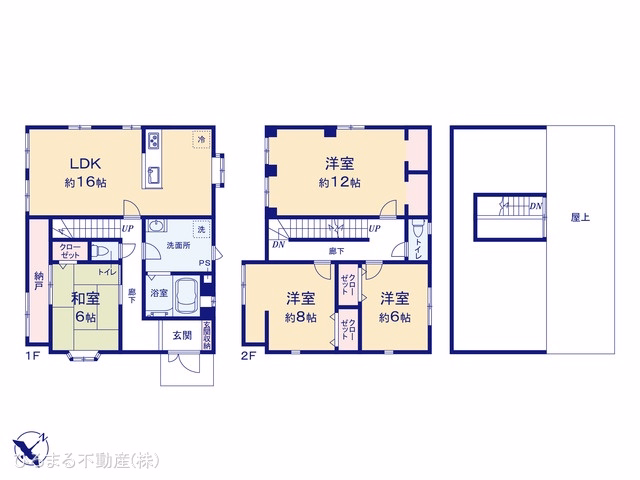 中古戸建て 豊明市新栄町7丁目 間取図